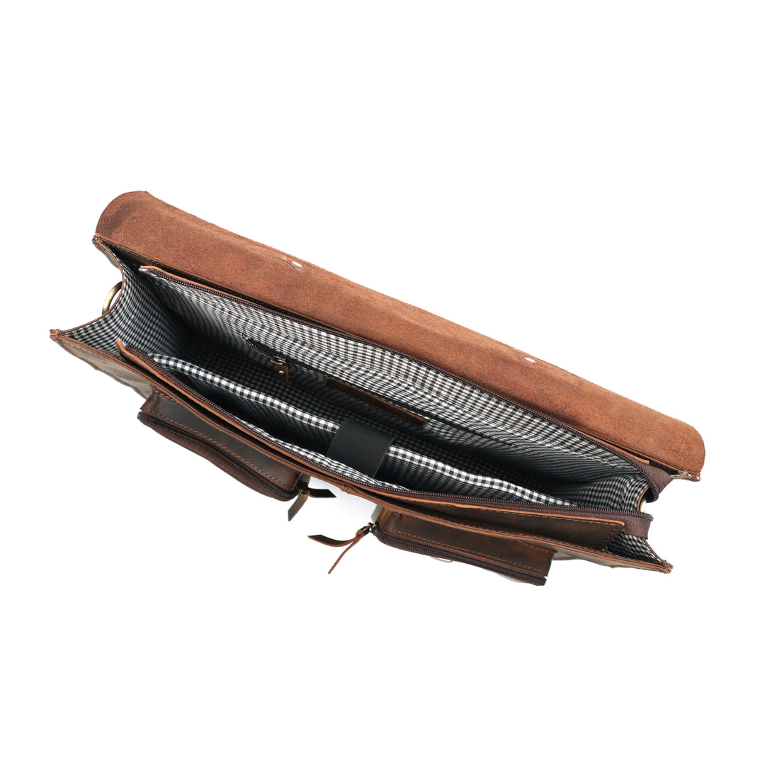 Monarch | Buffalo Leather Business Bag