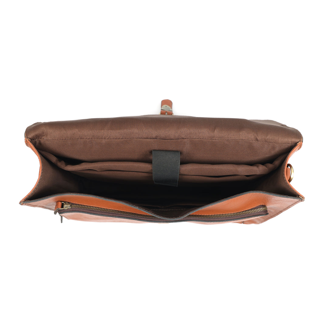 Dominion | Leather Business Laptop Briefcase