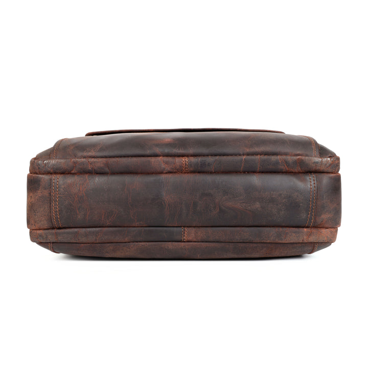 Winston | Vintage Leather Laptop Briefcase
