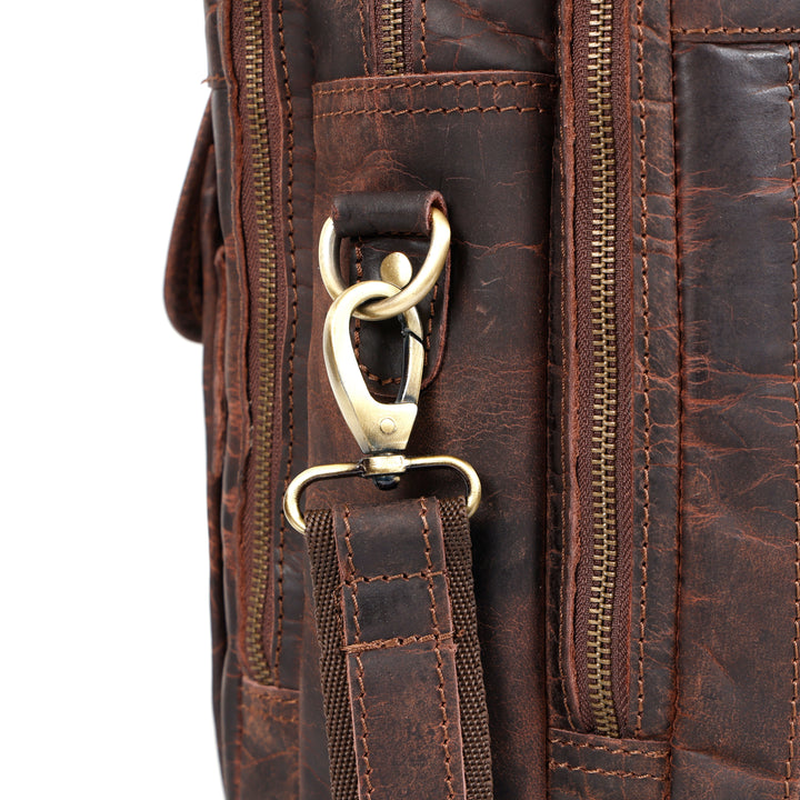 Winston | Vintage Leather Laptop Briefcase