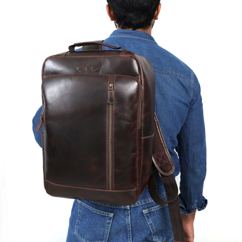 Horizon | Leather Work Backpack