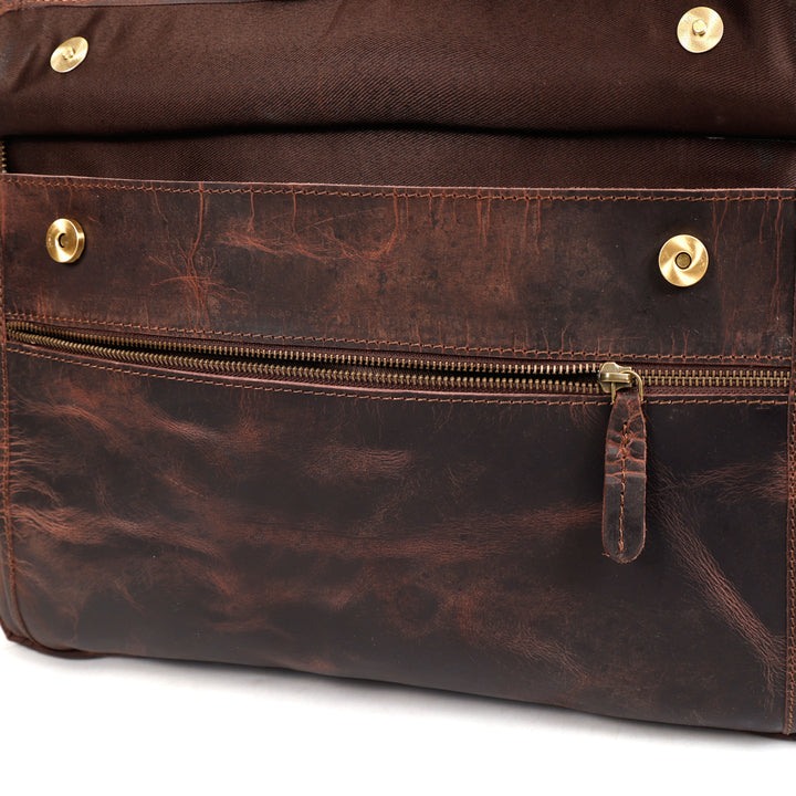 Winston | Vintage Leather Laptop Briefcase