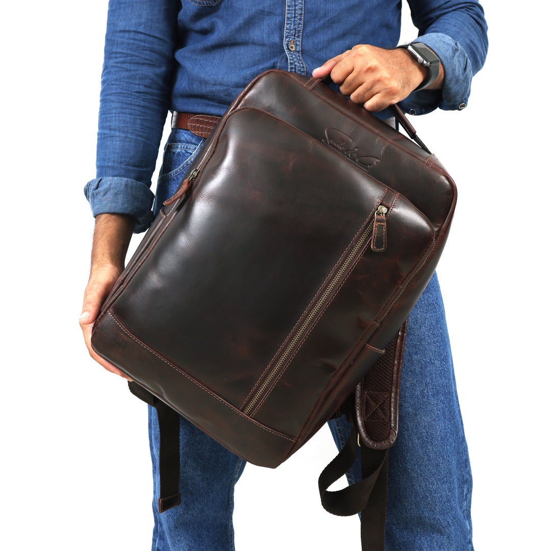 Horizon | Leather Work Backpack