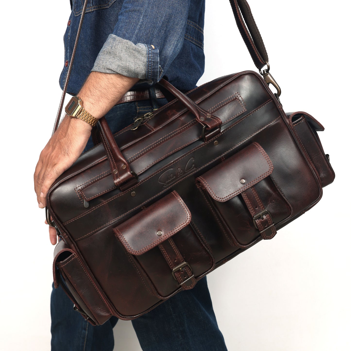 Elysian | Leather Executive Briefcase