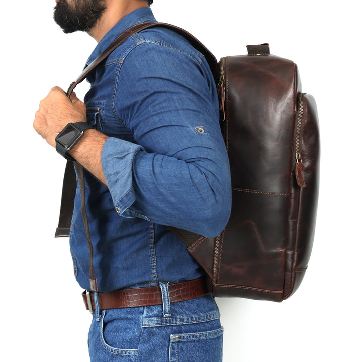 Horizon | Leather Work Backpack
