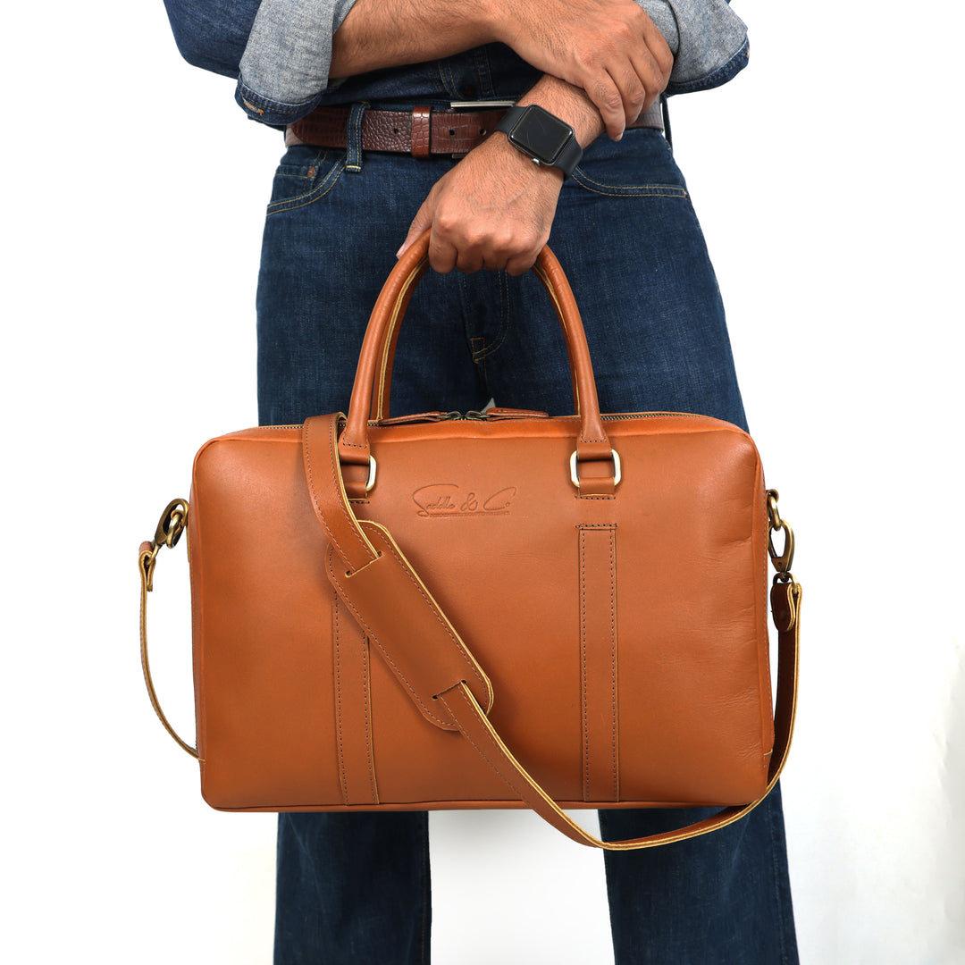 Elysian | Leather Executive Briefcase
