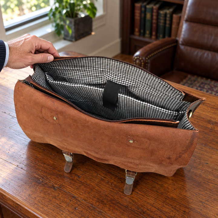 Monarch | Buffalo Leather Business Bag