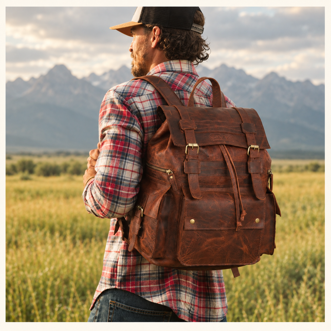Zenith | Buffalo Leather Travel Backpack
