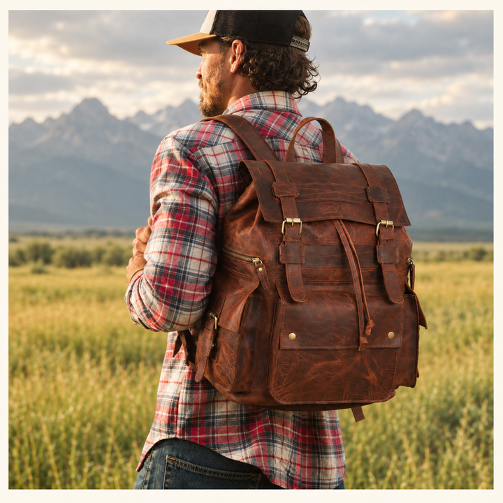 Zenith | Buffalo Leather Travel Backpack
